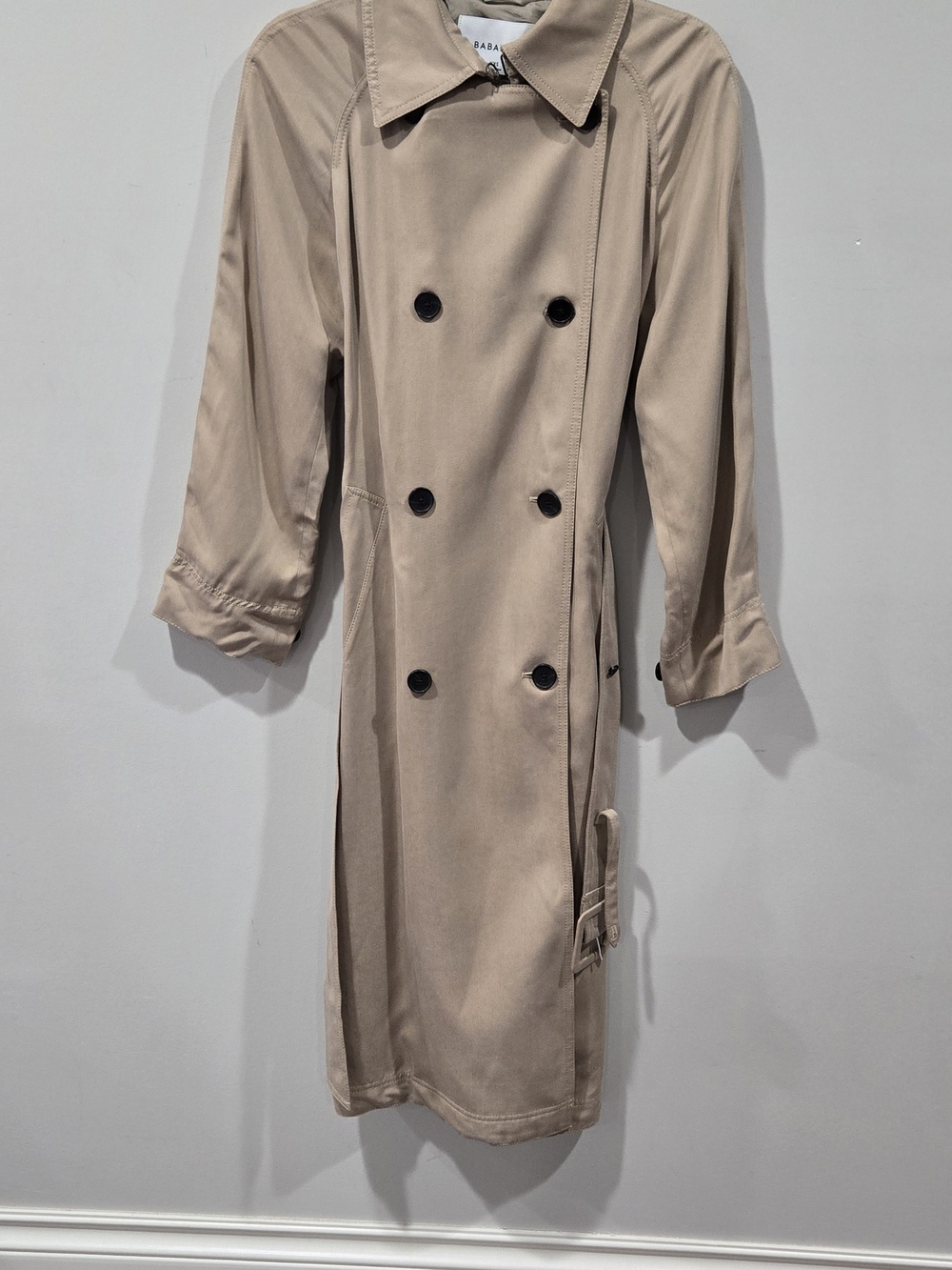 Babaton Trench Coat Women's in Brown XXS Like New